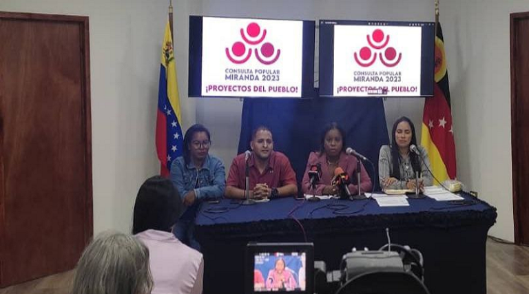 Comenzó la distribución de cotillones electorales de la Consulta Popular Miranda 2023