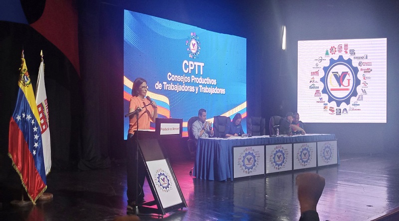 Vicepresidenta Delcy Rodríguez lideró encuentro con los trabajadores de las empresas básicas de Guayana