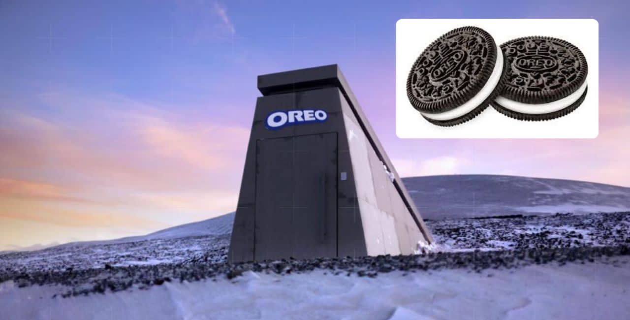 Oreo construyó búnker del juicio final para sus galletas