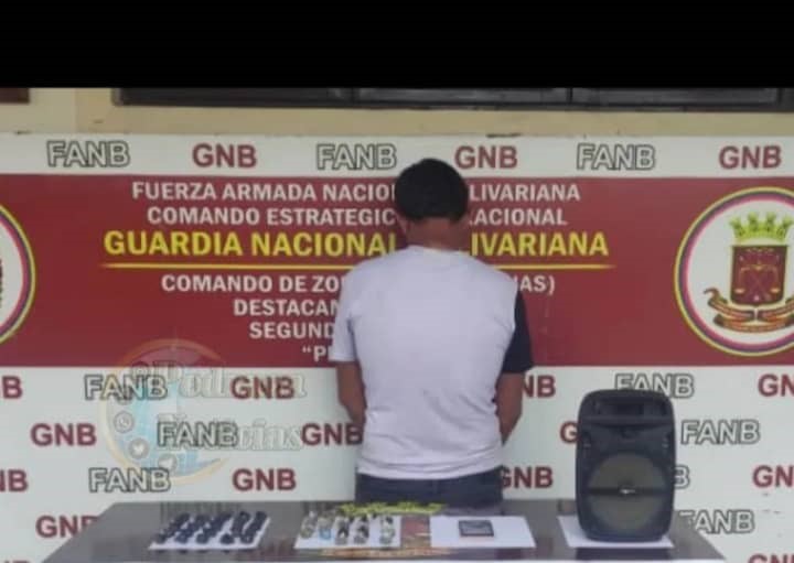 Cayó micro-traficante de drogas en Pedraza, Barinas