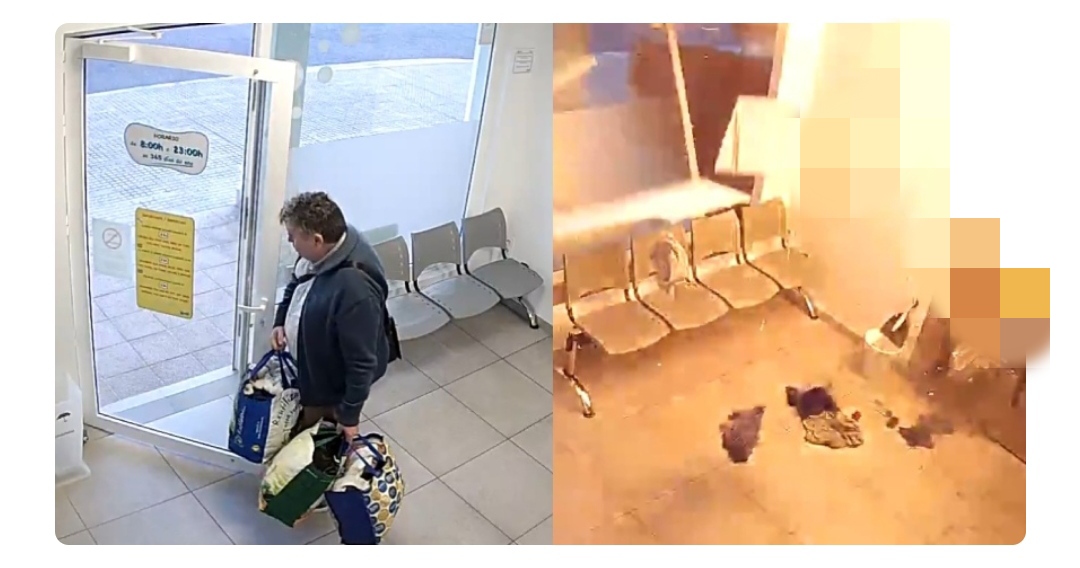 Viral | El momento en que se incendió una virgen en plena procesión y dos personas sufrieron quemaduras