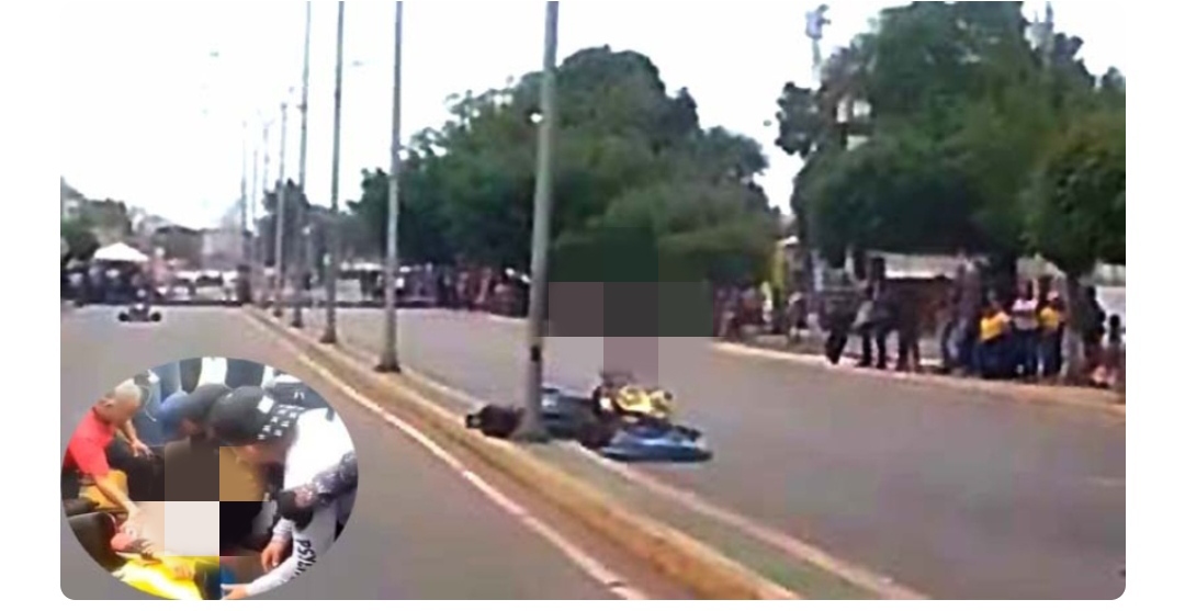 Un adolescente murió al estrellarse en una competencia callejera de karting en el Zulia