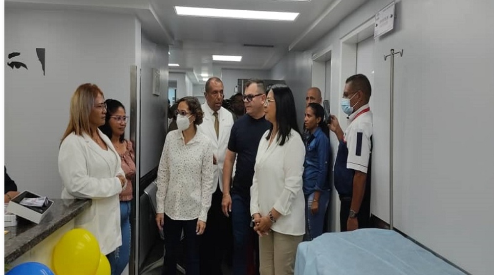 Reinauguraron la sala de emergencia del Hospital José María Vargas de Cagua