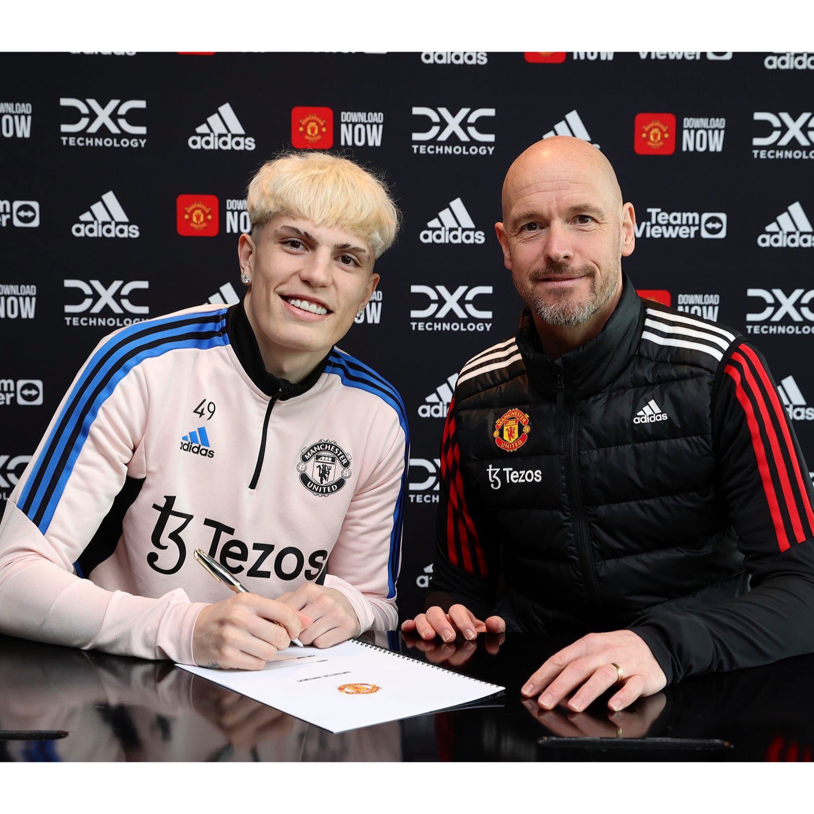 Alejandro Garnacho renovó contrato con Manchester United hasta el 2028