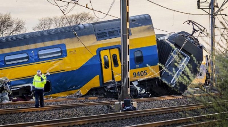 Accidente de tren en Países Bajos dejó 30 heridos