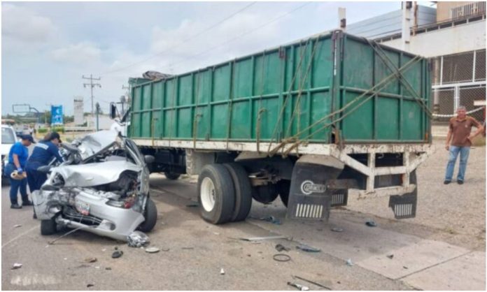 Reportan terrible choque en la Circunvalación 1 de Maracaibo