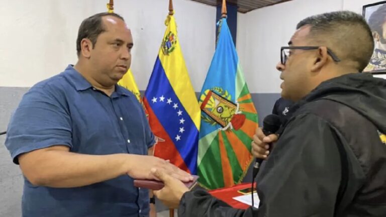 Régulo La Cruz fue juramentado como el nuevo alcalde de Las Tejerías