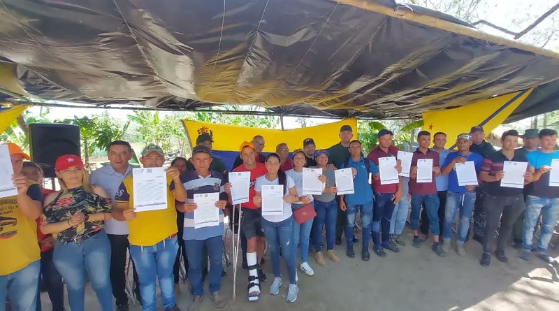 Productores recibieron títulos de tierras para impulsar proyectos agrícolas en Barinas