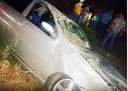 Tres heridos en volcamiento registrado en la troncal 005