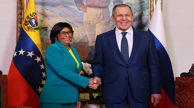 Vicepresidenta Delcy Rodríguez se reunió con el canciller Serguéi Lavrov