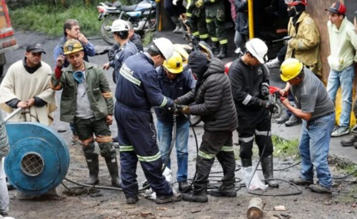 ¡Impactante! 11 personas atrapadas en minas de carbón en Colombia