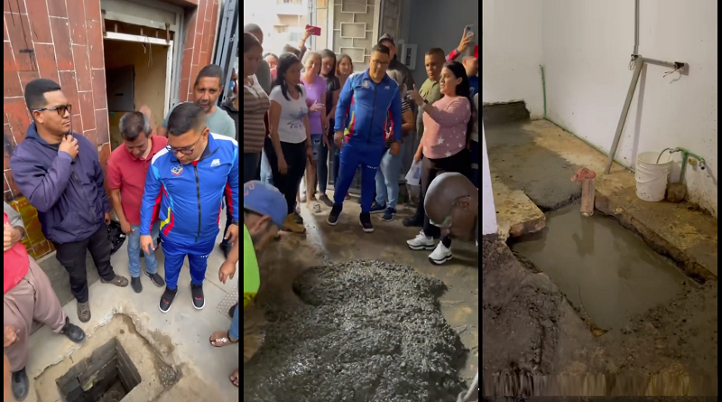 VenApp | A través del 1×10 atienden denuncia en materia de aguas servidas en parroquia San José