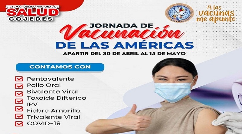 Estiman aplicar 14 mil 700 vacunas en Cojedes