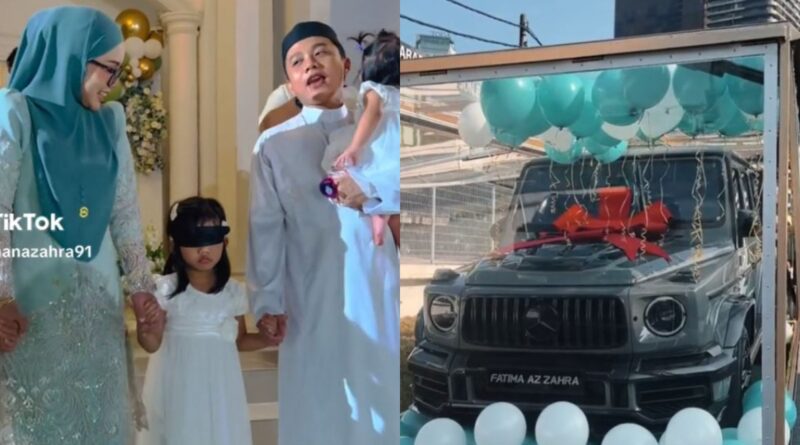 Padres le regalaron un auto de 150 mil euros a su hija de cinco años para incentivarla a estudiar