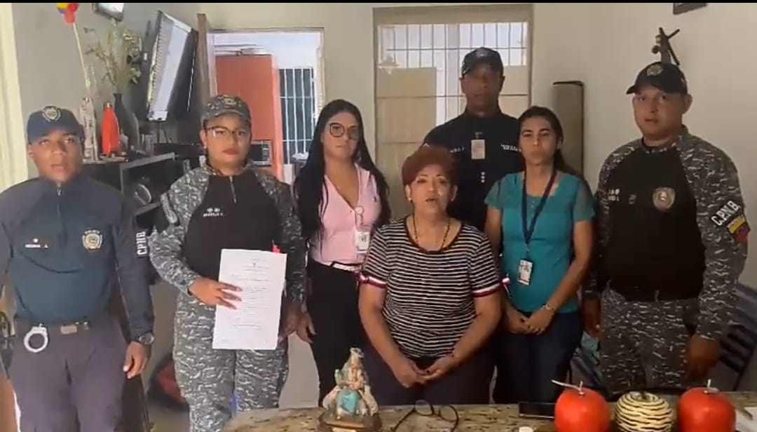 MP de Falcón logró la restitución de la vivienda a la abuela Mariela Viloria de 62 años de edad, luego de ser víctima del delito de Invasión de Inmueble