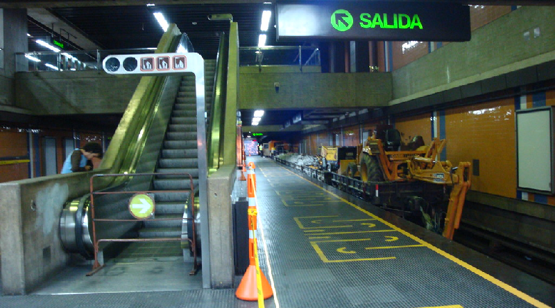 Autoridades supervisaron trabajos de rehabilitación en la estación Altamira del Metro de Caracas