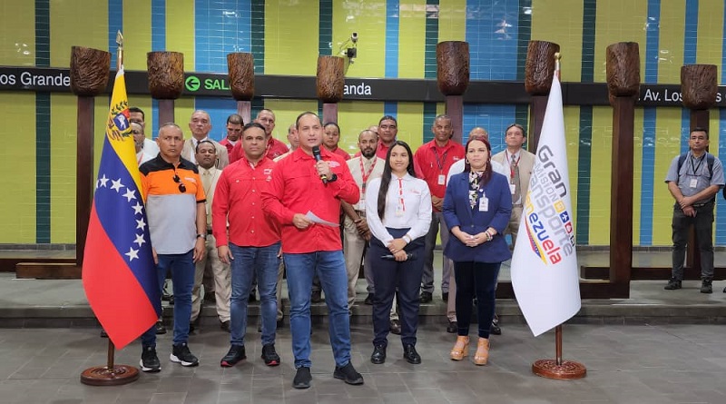 Ministro Ramón Araguayán aseguró que el Plan Metro se Mueve Contigo ha recuperado 28 estaciones en Caracas