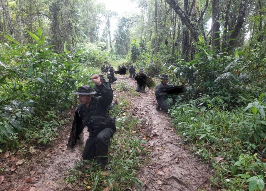 Guardia Nacional destruyó una pista ilegal de aterrizaje en Catatumbo
