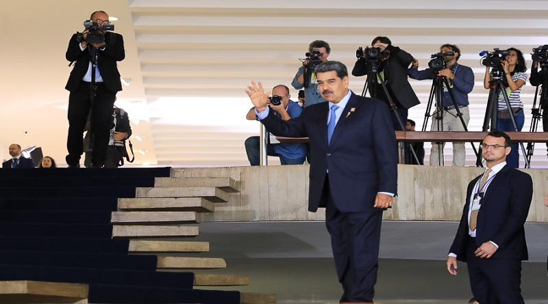 Presidente Nicolás Maduro llegó al Palacio de Itamaraty