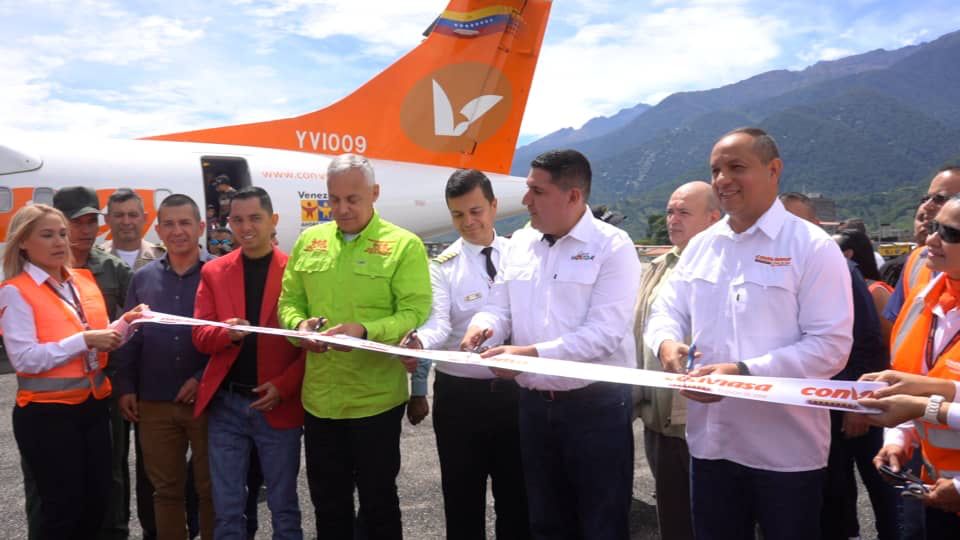 Conviasa inaugura vuelo Caracas-Mérida y lanza promoción que incluye visita gratuita al Sistema Teleférico Mukumbarí