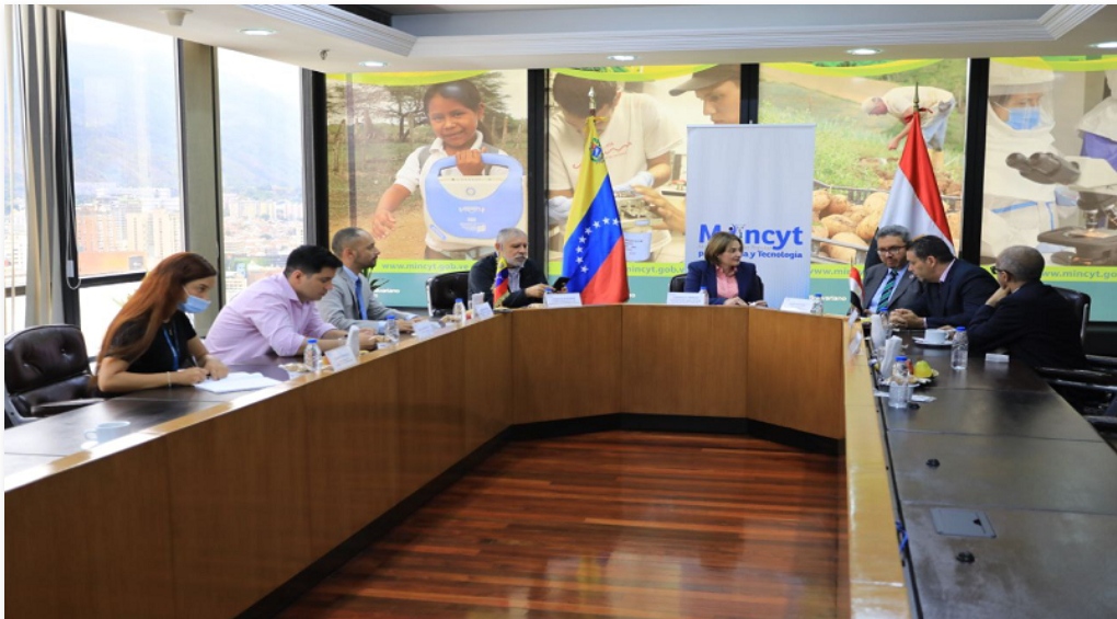 Venezuela y Egipto consolidan intercambio tecnológico y científico