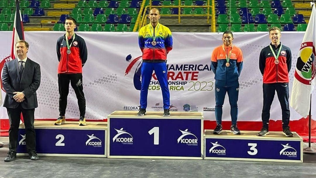 Venezolano Andrés Madera se convirtió en tricampeón panamericano