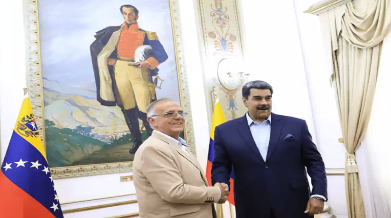 Presidente Nicolás Maduro recibió en Miraflores al ministro de Defensa de Colombia