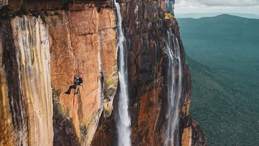 Maickel Melamed hizo historia en el Salto Ángel