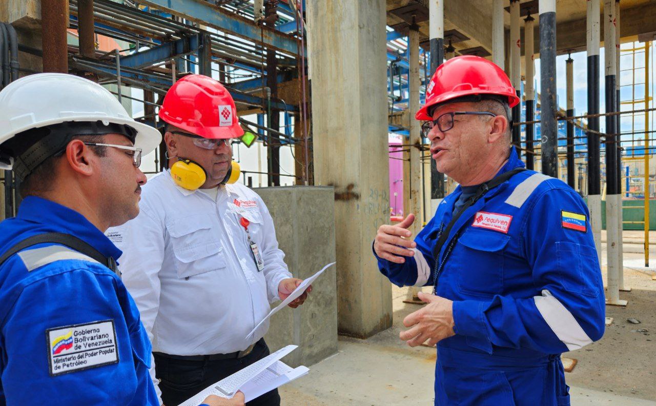 ¡En constante avance! Equipo de la gerencia Clorovinilos realizó recorrido por las áreas de la planta Clorosoda