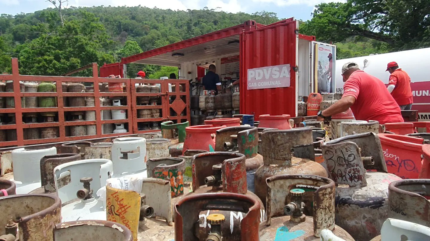 Planta móvil de llenado de gas llegó a abastecer el municipio Piar de Bolívar