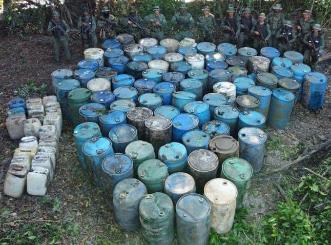 Hallaron 44 mil litros de gasolina enterrados en una zona del estado Bolívar