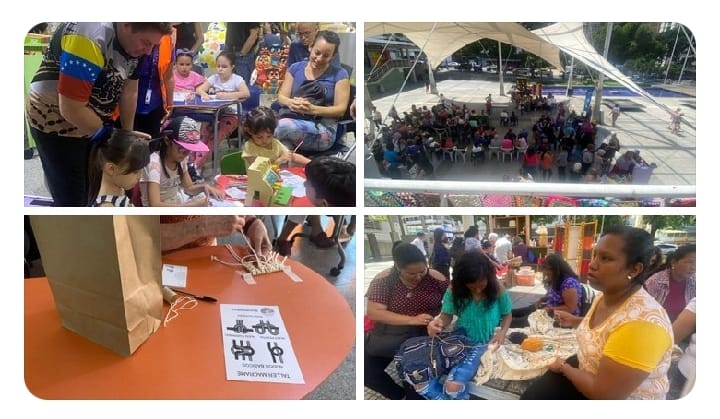 Chacao celebró el Día Mundial de Tejer en Público