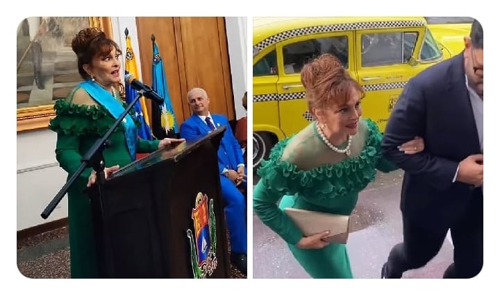 Lupita Ferrer recibió la Orden Lago de Maracaibo en su primera clase