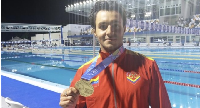 ¡Oro para Venezuela! Jorge Otaiza ganó una medalla dorada en los 100 metros mariposa masculino