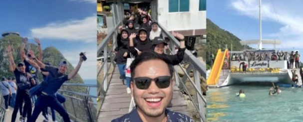 Jefe cerró su empresa durante una semana y llevó a 60 trabajadores de vacaciones con todos los gastos pagados