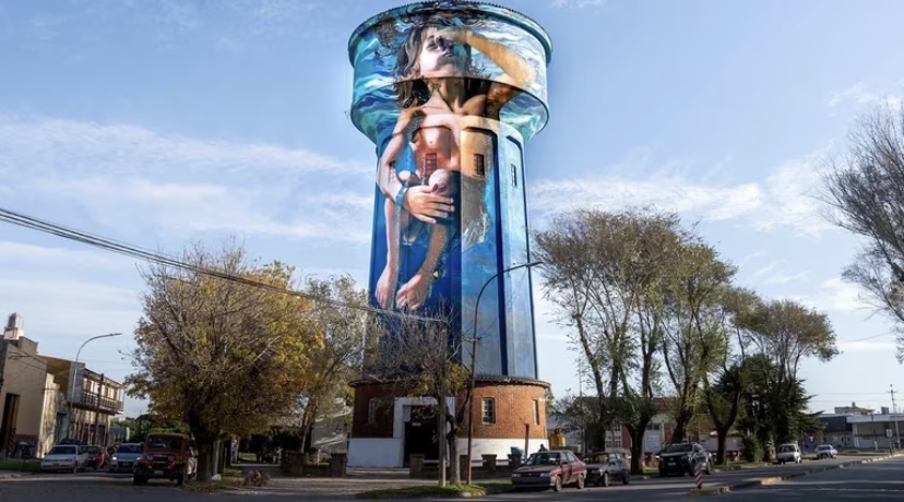 Un mural de Martín Ron, elegido como “el mejor del mundo”