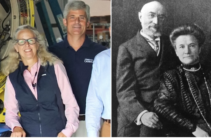 La esposa del CEO de OceanGate es descendiente de víctimas del Titanic
