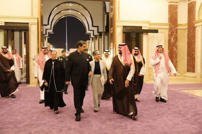 Para profundizar vínculos el presidente Maduro se reunió con príncipe heredero de Arabia Saudita