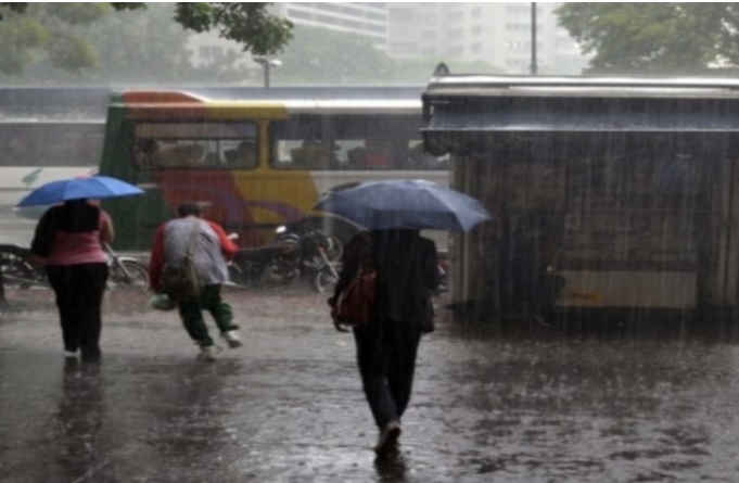 Inameh pronostica este martes lluvias de intensidad variable en gran parte del país