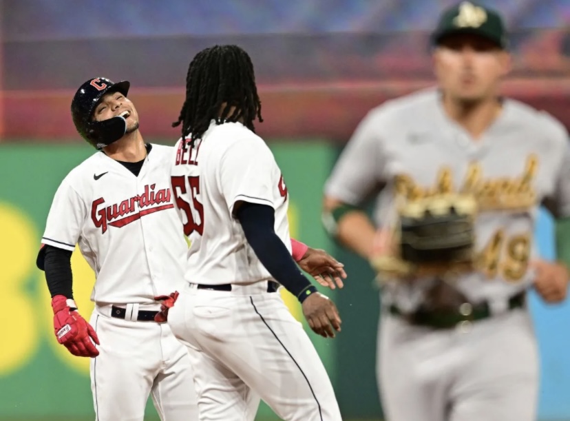 Andrés Giménez sentenció a los Atléticos de Oakland