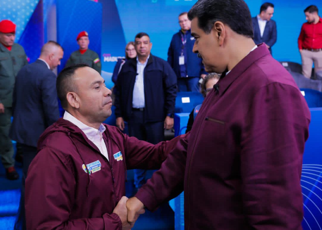 Maduro: “Invité al programa a un hombre que no descansa, anda en las calles todos los días, Don Primitivo Cedeño” (+ Video)