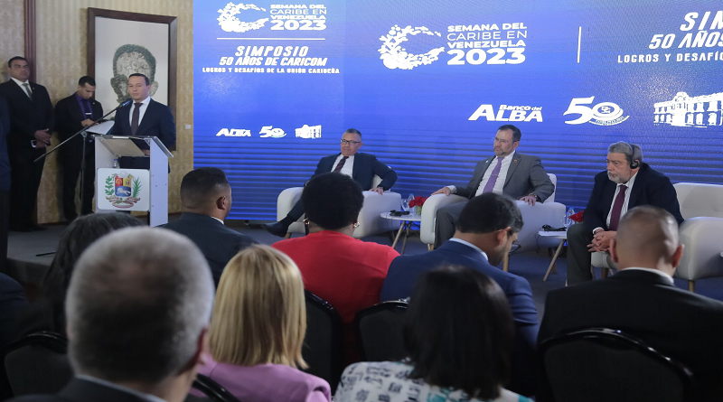 Inicia Simposio del 50 aniversario de Caricom en Caracas