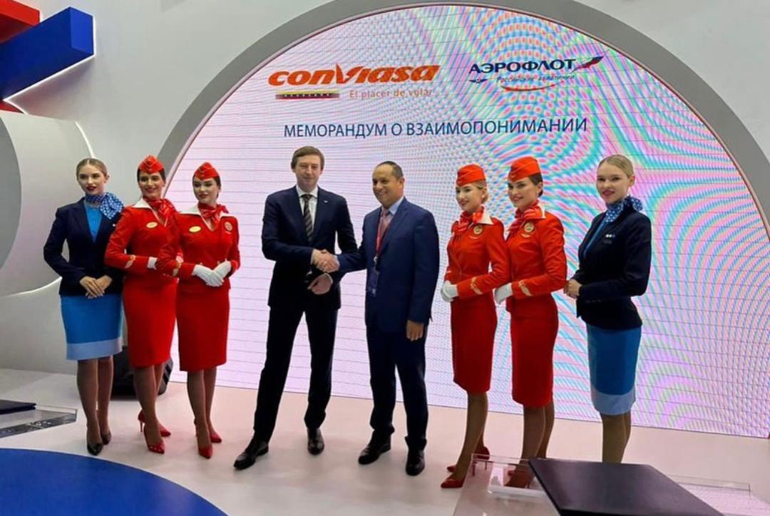 Aeroflot y Conviasa firmaron un memorando para ampliar servicios aéreos entre Rusia y el Caribe