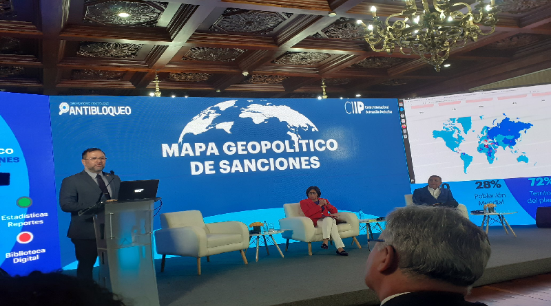 Autoridades venezolanas presentan Mapa Geopolítico de Sanciones ante Cuerpo Diplomático
