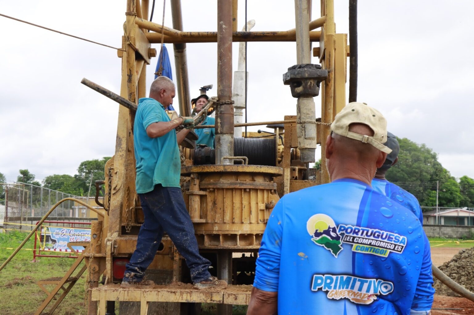 Avanza perforación del pozo profundo en la comunidad 5 de Diciembre en Acarigua