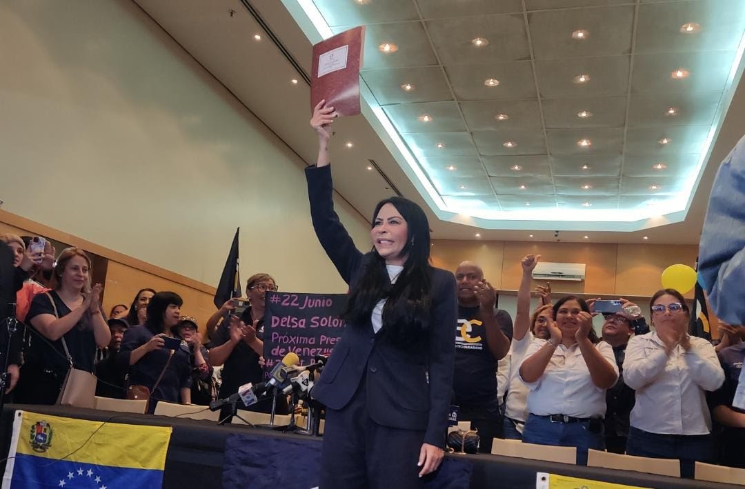 Delsa Solórzano inscribió su candidatura para participar en las elecciones primarias