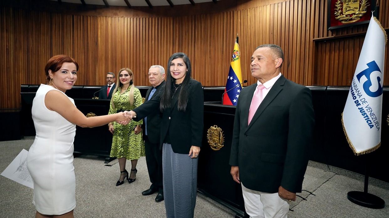 Presidenta del TSJ juramentó a la nueva Jueza Rectora del estado Trujillo