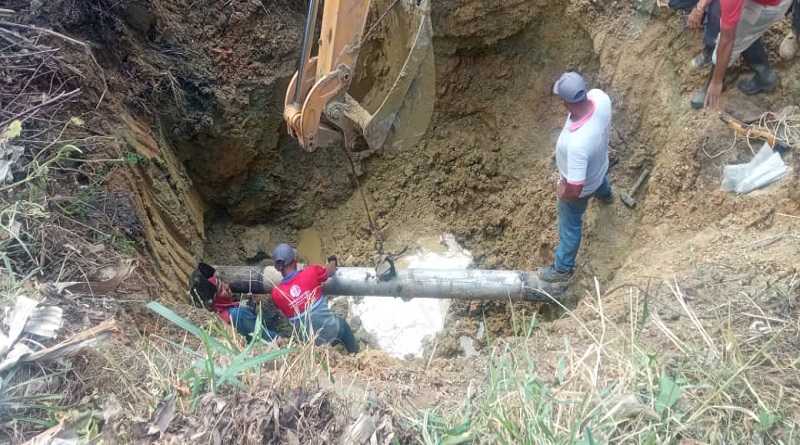 ¡Trabajo constante! Cuadrillas de Hidrosportuguesa trabajan en la restitución del servicio de agua potable en Guanare