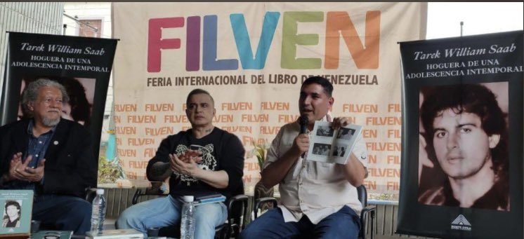 Tarek William Saab presentó en Mérida su libro “Hoguera de una Adolescencia Intemporal”