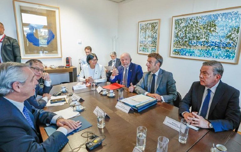 Vicepresidenta Delcy Rodríguez sostuvo reunión con el opositor Gerardo Blyde en Bruselas